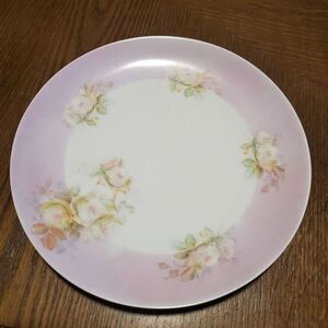 VINTAGE MZ Austria plate Pattern 1003 Pink Roses